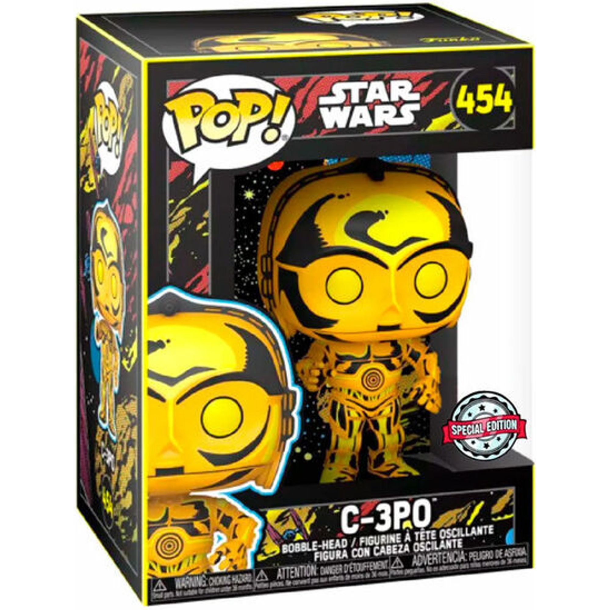 Funko - Figura Pop Star Wars Retro Series C-3Po Exclusive - Funko Pop Coleccionable De Edición Limitada - Funko Pop Diseño Detallado Y Realista - Funko Pop Ideal Para Regalo - Funko Pop Gran Variedad De Personajes
