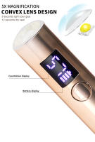 Lámpara LED UV Portátil Para Uñas Mini Secador De Uñas Recargable Con Pantalla Para Curar Polvo De Gel Máquina De Manicura - details 4