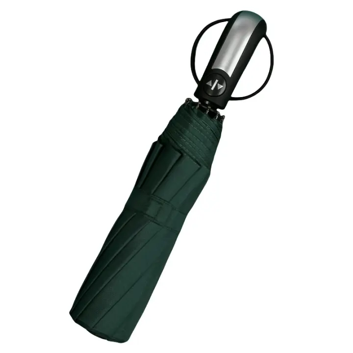 Paraguas Plegable Compacto – Paraguas invertido Automático Negro a Prueba de Viento para evestimiento de TeflHombres, Rón 190T Abarca 105cm Paraguas Grande de 10 Varillas Regalos Originales - 1