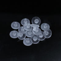 100pcs Tapones Para Pendientes De Silicona Redondos Bloqueados Cubículos Para Joyería DIY Suministros De Pendientes - details 6