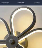 Lámpara De Techo LED Moderna Con 3 Temperaturas De Color Varias Estilos Iluminación Para Dormitorio Sala De Estar Pasillo Balcón 110V-240V - details 12