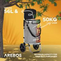 AREBOS 3en1 Carro de compra plegable Scooter de compra Capacidad 50 Kg - details 10