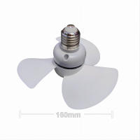 Ventilador De Techo Pequeño Con Luz E27 Y Control Remoto 6.3 Pulgadas Volumen De Aire Grande Y Silencioso Para Habitación - details 3