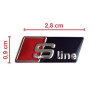 Banner - Emblema Adhesivo S Line para volante compatible con Audi negro