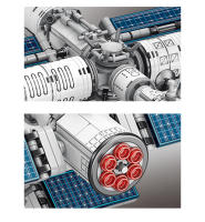Bloques De Construcción Tiangong Estación Espacial Manned Modelo De Artesanía Para Niños Regalo De Cumpleaños Decoración De Espacio 1069 Piezas - details 12