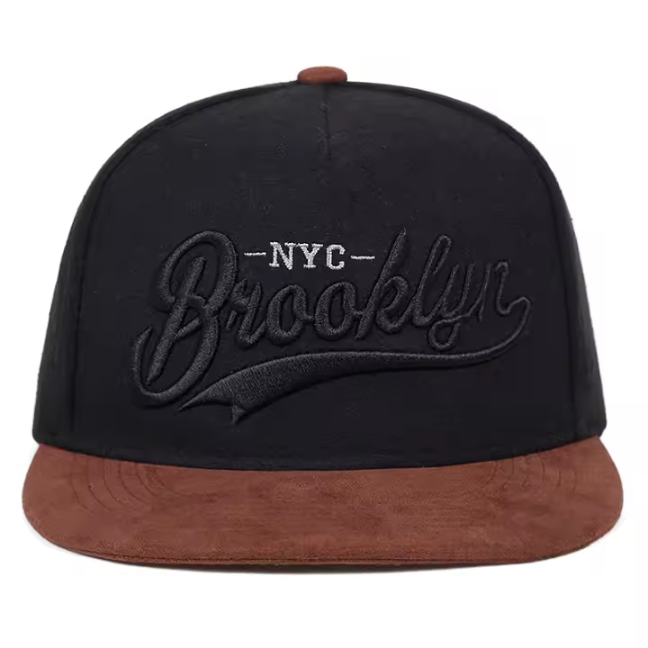 Nueva Gorra De Béisbol Con Bordado De Letras BROOKLYN Moda Hip-hop Para Hombres Y Mujeres Ajustable Sombrero Plano Deportivo Al Aire Libre Para El Sol - 1
