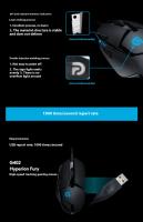 Ratón De Juego Logitech G402 Con Cable Para Computadora Y Notebook Periférico Especial Compatible Con CSGO Y Eat Chicken - details 7