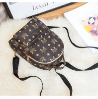Nuevos Bricos Europeos Bolsas De Hombro Para Mujer Con Estampado Retro Múltiples Maneras De Portar Pequeño Bolsos De Malla PU Con Lining De Poliéster - details 13