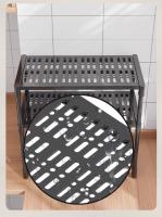 Estante de almacenamiento de cocina multicapa, organizador de condimentos, estante para microondas, estantes de almacenamiento simples para encimera, accesorios de cocina - details 5