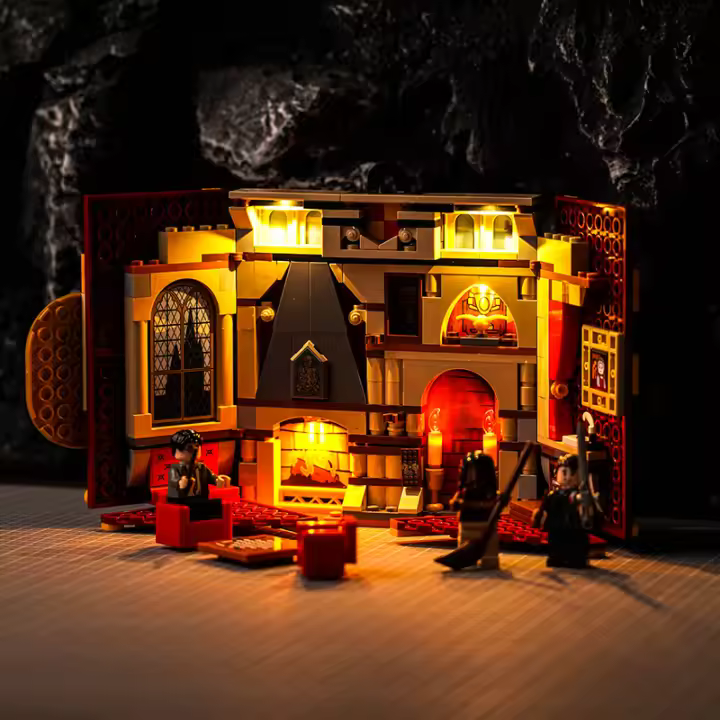 Luz LED Lazishi 76409 Para Bloques De Construcción Gryffindor ™ Banner Incluye Accesorios De Iluminación (Plástico Compatible Con Lego) - 1