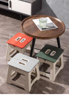 Taburete Plegable Portátil De Plástico Grueso Mini Silla De Mano Para Actividades Al Aire Libre Pesca Banqueta Ahorrador De Espacio Para El Hogar - details 2