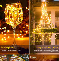 Luces De Fairy LED Solar Para Exteriores 7m/12m/22m/32m Impermeables Con 8 Modos Decoración De Fiesta Boda Navidad Guirnalda De Calle - details 1