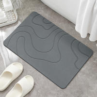 Alfombra De Baño Kieselguhr Antideslizante Alfombrilla De Ducha Absorbente Y Secado Rápido Tamaño 60x39cm Para Adultos - details 6