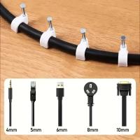 100Pcs Amarras De Cable Con Tornillos De Acero Y Cordones De Nylon 6/10mm Herramienta Eléctrica Para El Hogar - details 7
