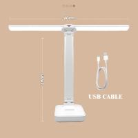 Lámpara De Escritorio LED Táctil Recargable USB Con 3 Niveles De Iluminación Protección Ocular Plegable Para Dormitorio Luz Nocturna Para Mesa - details 15