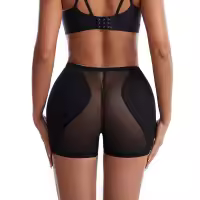Pantalones De Control Con Esponja Gruesa Y Levantador De Glúteos Sujetador De Cintura Levantador De Caderas Aumentador De Glúteos Falsas Caderas Modeladoras Para Mujer - details 2