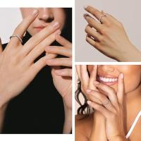 Anillo de Plata de Ley 925 para Mujer, joyería de Boda, Regalos - details 1