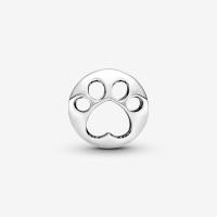 Charm de Pandora Huella de Perro en Plata de Primera Ley - details 3