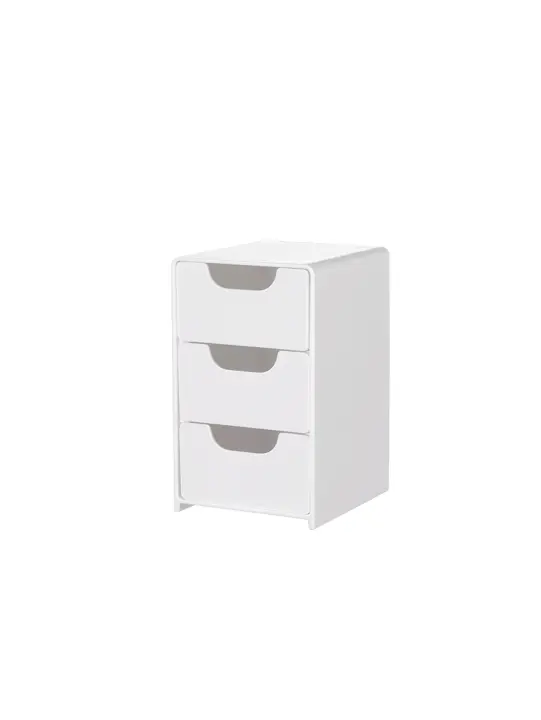 Caja De Almacenamiento De Escritorio Mini Estilo Cajón Para Joyería Y Artículos Misceláneos Tres Capas Partitioned Ecológica - 1