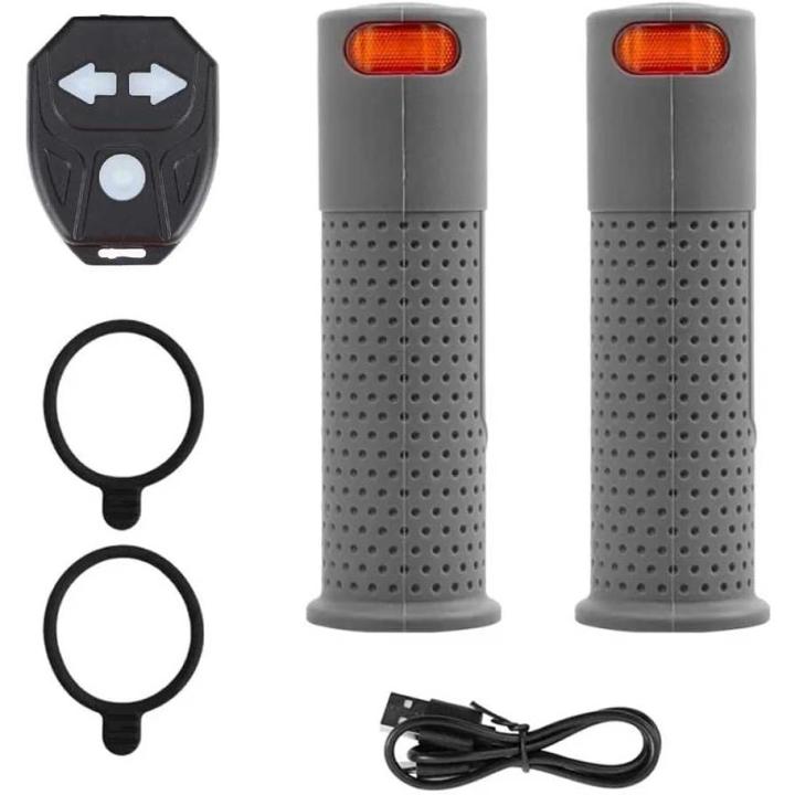 HORO.ES Puño con luz intermitente y mando para Scooter Eléctrico Mango de Scooter Eléctrico Mango Carga USB con Mando a Distancia Compatible con Xiaomi M365/Pro2/1S Ninebot ES1 ES2 ES4 G30