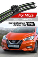LimpiaParabrisas Antigolpes Para Nissan Micra K11 K12 K113 K14 1997-2023 Pares De LimpiaParabrisas De Goma Natural Accesorios Para Ventanas Del Coche - details 0