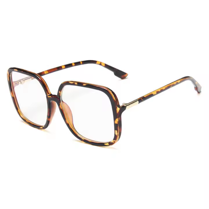 Gafas De Moda Cuadradas Con Lente Transparente Para Hombres Y Mujeres Armazón De Óptica Unisex Material De Celuloide - 1
