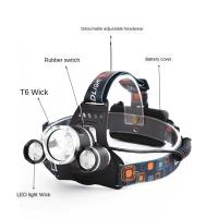 Linterna Frontal LED Portátil Super Brillante Recargable Con Batería 18650 Para Camping Pesca Caza Exterior Fuente De Luz LED Ángulo De Haz 60° Impermeable - details 1