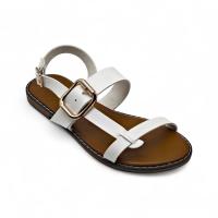 Calzados soraia✨ Sandalias Planas de Mujer con Pulsera Ajustable – Diseño de Tiras Cruzadas Elegantes – Zapatos de Verano Cómodos y Versátiles para Diario, Playa, Paseo o Fiesta ✨ Liso Bohemio - details 4