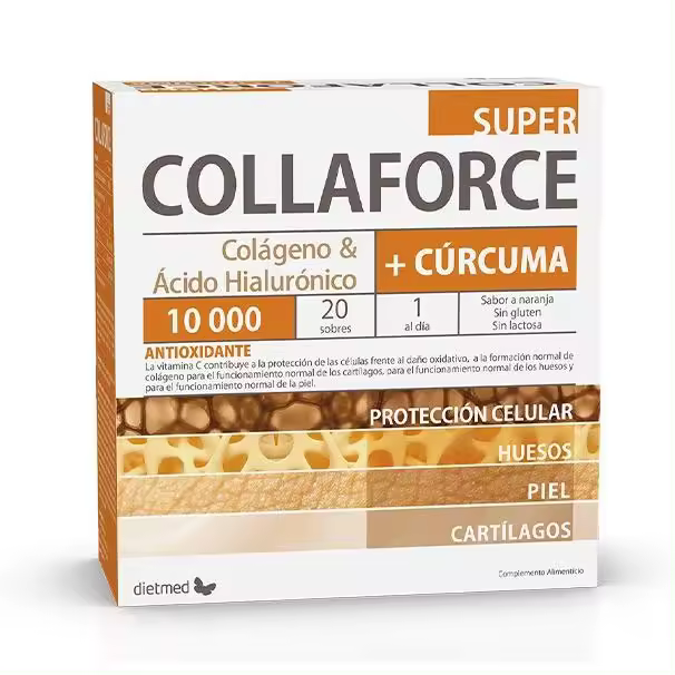 COLLAFORCE SUPER 10.000 + CURCUMA 20 sobres - Dietmed - 1