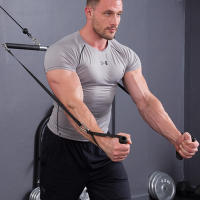 Anclaje De Entrenamiento Para Biceps Y Triceps Con Cadena De Enlace Para Músculo Trasero Y Pecho Accesorio De Gimnasio Para Ejercicios De Fortalecimiento - details 5