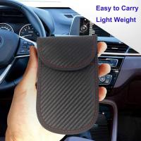 Bolsa De Bloqueo De Señal RFID Para Llaveros De Coche Y Tarjetas De Crédito Organizador De Privacidad Protección De Datos Material De Fibra De Carbono - details 11