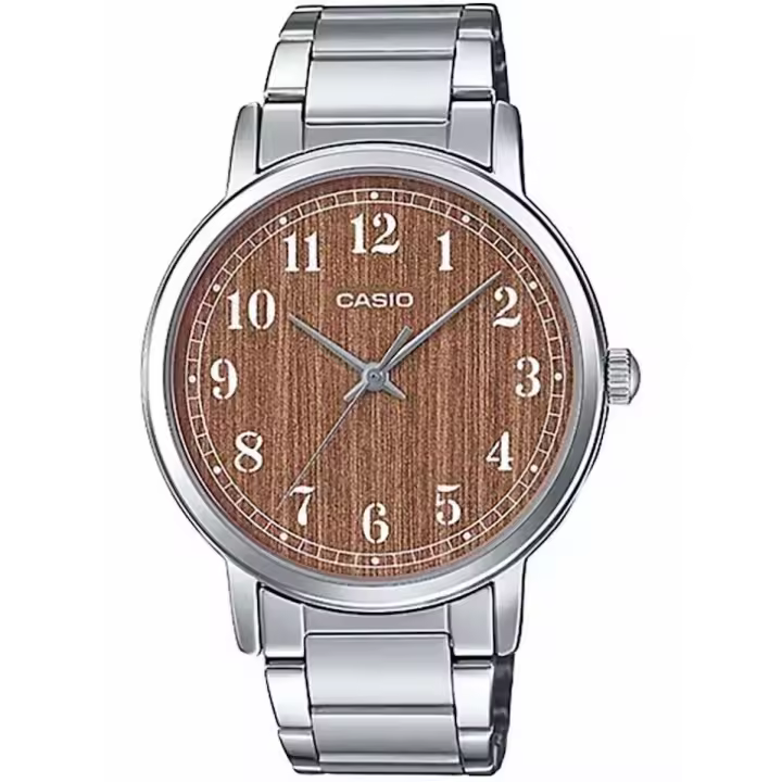 reloj clásico hombre Casio Enticer MTP-E145D-5B2 40mm correa de acero - 1