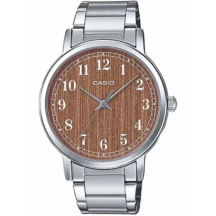 reloj clásico hombre Casio Enticer MTP-E145D-5B2 40mm correa de acero - 1