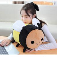 （30cm）Cute Super Soft Bee Plush Doll Toy Kawaii Bee Plush Pillow Cushion Stuffed Animal Doll Halloween Birthday Gift for Kids Boys Girls - details 3