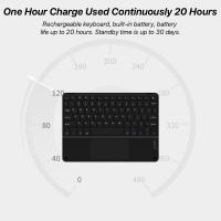 Teclado Bluetooth Con Touchpad Para iPad pro Mini Smart Phone Computadora Juego Dispositivos Recargables Tablero Tablet Laptap Wireless - details 4