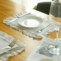 Mantelones De Encaje De Algodón Suave Para Comida Decoración De Fiesta Regalo Para Casa De Amistad Estilo Japonés Rectangular - details 4