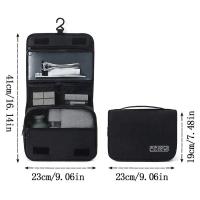 Bolsa De Viaje Plegable Para Maquillaje Y Toallitas Caja De Almacenamiento Colgante Para Baño Y Negocios Material Oxford - details 5