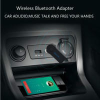 Receptor De Música Para Coche Bluetooth Handsfree Con Micrófono Adaptador De Audio AUX Inalámbrico 3.5mm Para Radio De Coche Altavoces MP3 Y Auriculares - details 0