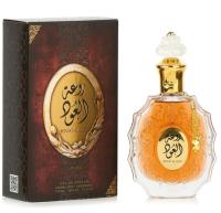 Perfume árabe unisex Rouat Al Oud Lattafa 100ml,Fragancia femenina y masculina duradera, intensa, pachuli, amaderada Colonia de mujer y de hombre Lattafa NOVEDAD - details 0