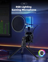 Micrófono Profesional Para Juegos De Computadora Condensador USB Para Streaming En Vivo Podcast Estudio Micrófono Karaoke Kit De Microfonos Para PC Y Portátil - details 54