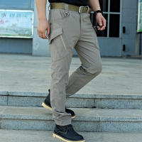 Pantalones Tácticos Militares Impermeables Para Hombres Cargo Resistente Al Desgaste Con Multíples Bolsillos Pantalones Casuales Para Senderismo Y Trabajo - details 15