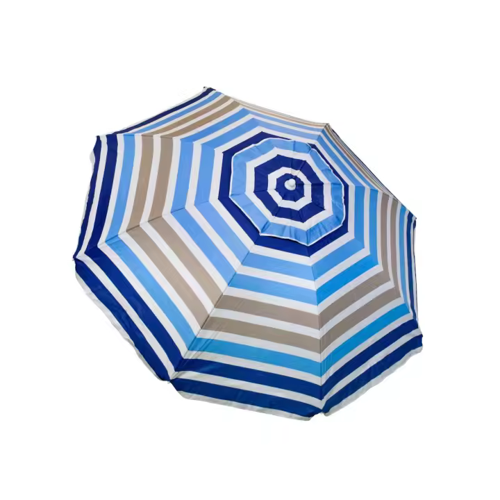 SUN & SURF Sombrilla de Playa PREMIUM con Ventilación 200 cm Mástil Inclinable Punta TWISTER y Junta de Doble Seguridad UPF 50+ UV - 1