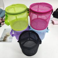 Bolsa De Playa Malla Para Niños Organizador De Juguetes Con Cremallera Y Correa Ajustable Bolsa De Almacenamiento Redonda Para Niños Recolección De Conchas - details 0