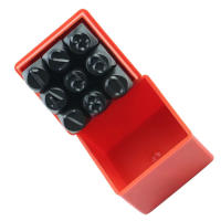 Juego De 9 Piezas De Estampadores Numéricos Metálicos Para Impresión En Metal Plástico Madera Y Cuero Números Digitales 0-8 - details 6