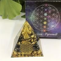 Pyramide De Obsidiana De Navidad Decoración Para El Hogar Y Acuario Regalo Ideal Para Amigos Figura De Piedra Estilo Europeo - details 0