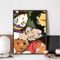 Póster Anime Cowboy Bebop C-Cowboy Estilo Vintage Para Decoración De Pared Habitación Estudio Sin Marco Papel Kraft - details 7