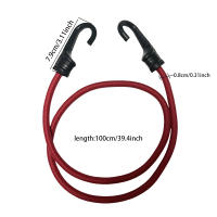 Cordones Elásticos De Bungee 2/4Pcs Para Bicicletas Tiendas De Campaña RVs Maleteros Y Racks De Equipaje Resistente Y Duradero - details 3