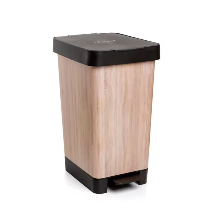 Cubo de Basura Pedal 30L Tatay Smart Wood - 1