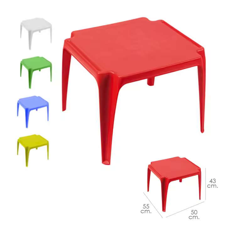 SANCO STORE - IPAE Mesa Resina Infantil Colores Surtidos - 1