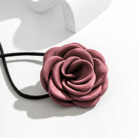 Collar Gargantilla Elegante Con Gran Flor Para Mujer Moda 2023 Cadena Larga De Nudo Joyería En Collar De Cuello - details 10
